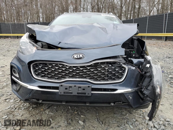 2020 Kia Sportage EX with VIN KNDPNCAC9L7766461, listed as a Copart auction lot 47603845 with 49,607 mi miles and Salvage title. Bid and sale history available at DreamBid. Image 5.