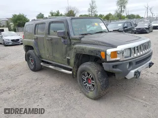 2008 Hummer H3 SUV with VIN 5GTEN13E388206391, listed as a IAAI auction lot 42057920 with 1 mi miles. Bid and sale history available at carsss.com. Image 1.