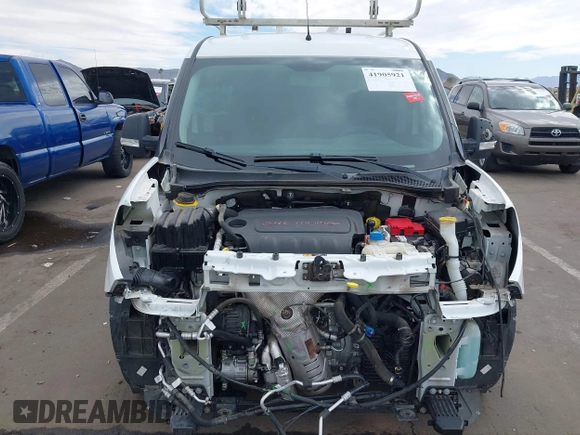 2020 Ram ProMaster City Cargo Van Tradesman with VIN ZFBHRFAB3L6P28346, listed as a IAAI auction lot 41905921 with 76,980 mi miles. Bid and sale history available at carsss.com. Image 6.