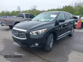 2015 Infiniti QX60 with VIN 5N1AL0MN3FC547395, listed as a IAAI auction lot 41863434 with 91,631 mi miles. Bid and sale history available at carsss.com. Image 2.