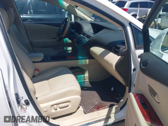 2010 Lexus RX 350 with VIN 2T2BK1BA4AC038283, listed as a IAAI auction lot 42522693 with 119,934 mi miles and . Bid and sale history available at DreamBid. Image 5.