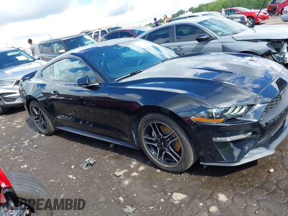 2020 Ford Mustang EcoBoost with VIN 1FA6P8TH4L5161843, listed as a IAAI auction lot 42242171 with 45,892 mi miles and . Bid and sale history available at DreamBid. Image 13.