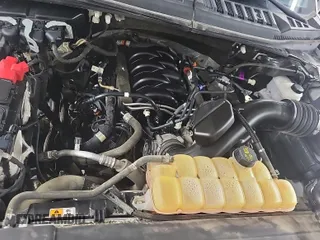 2018 Ford F-150 XL with VIN 1FTEW1E59JKD11351, listed as a IAAI auction lot 42663848 with 128,761 mi miles and . Bid and sale history available at DreamBid. Image 9.
