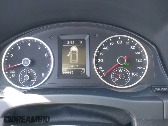 2012 Volkswagen Tiguan SEL with VIN WVGAV7AX4CW524596, listed as a IAAI auction lot 42042966 with 100,986 mi miles and . Bid and sale history available at DreamBid. Image 7.