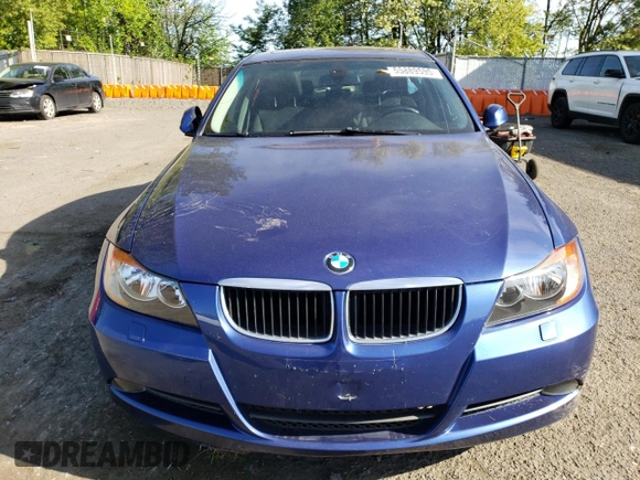 2007 BMW 3 Series 328xi with VIN WBAVC93587K034241, listed as a Copart auction lot 55889595 with 131,836 mi miles and Salvage title. Bid and sale history available at DreamBid. Image 5.