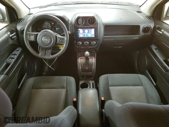 2012 Jeep Compass Sport with VIN 1C4NJCBB2CD505361, listed as a Copart auction lot 48041505 with 167,464 mi miles and Salvage Title. Bid and sale history available at carsss.com. Image 8.