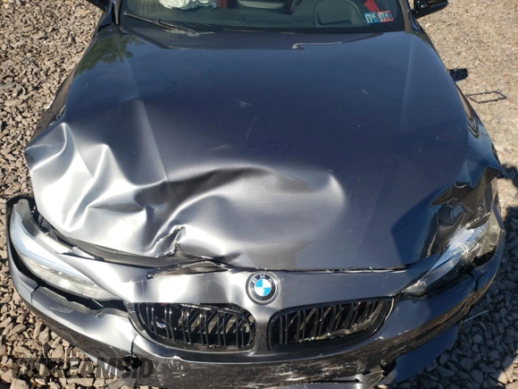 2015 BMW 4 Series 435i xDrive with VIN WBA4B3C51FGV48297, listed as a Copart auction lot 60950394 with 105,509 mi miles and Salvage Title. Bid and sale history available at DreamBid. Image 11.