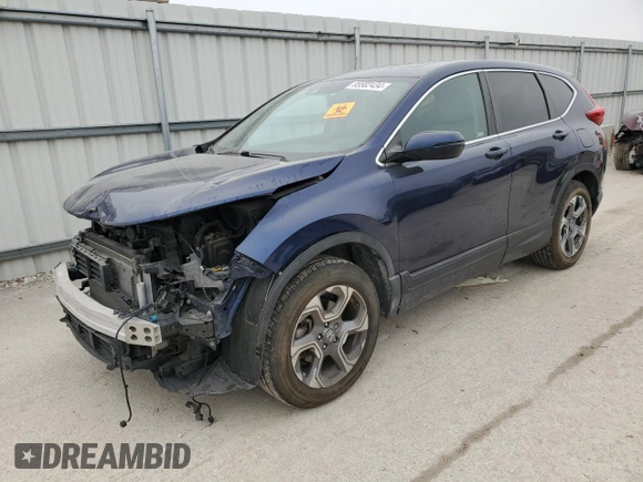 2019 Honda CR-V EX-L with VIN 5J6RW2H89KL000599, listed as a Copart auction lot 85582434 with 0 mi miles and Clean Title. Bid and sale history available at carsss.com. Image 1.