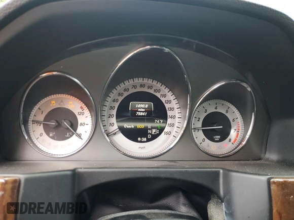 2013 Mercedes-Benz GLK 350 with VIN WDCGG8JB4DF999972, listed as a Copart auction lot 71007264 with 75,841 mi miles and Salvage Title. Bid and sale history available at DreamBid. Image 9.