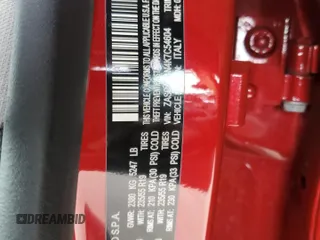 2019 Alfa Romeo Stelvio Ti Sport z VIN ZASPAKBN4K7C54604, wystawiony jako Copart lot #49912975 z przebiegiem 40 301 mil mil oraz Szkoda całkowita • Salvage title. Historia ofert i sprzedaży dostępna na DreamBid. Obrazek 13.