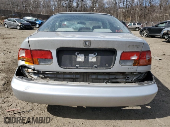 1996 Honda Civic DX with VIN 1HGEJ6124TL060910, listed as a Copart auction lot 46275975 with 164,398 mi miles and Salvage Title. Bid and sale history available at carsss.com. Image 6.