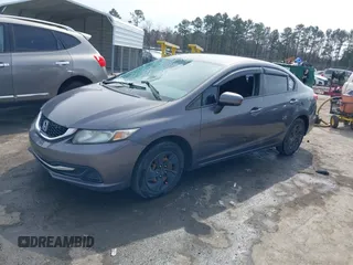 2015 Honda Civic Sedan LX with VIN 19XFB2E55FE061929, listed as a IAAI auction lot 41711847 with 140,906 mi miles. Bid and sale history available at carsss.com. Image 17.