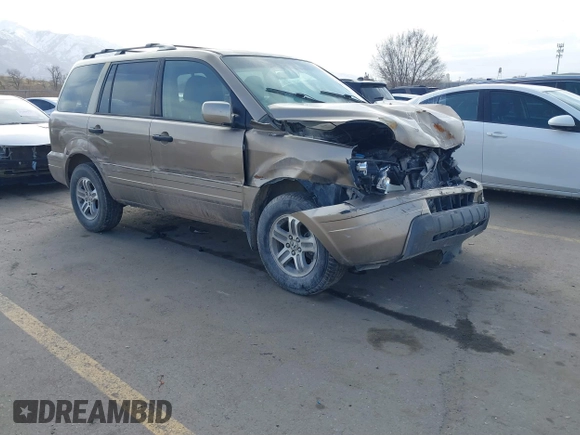 2005 Honda Pilot EX-L z VIN 2HKYF18665H523484, wystawiony jako IAAI lot #41697429 z przebiegiem 294 241 mil mil oraz . Historia ofert i sprzedaży dostępna na DreamBid. Obrazek 1.