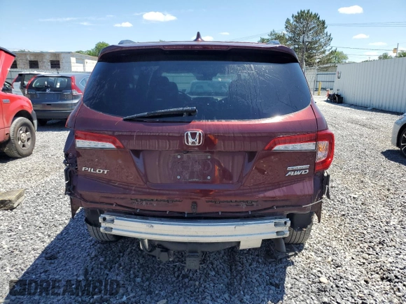 2022 Honda Pilot Special Edition with VIN 5FNYF6H24NB052282, listed as a Copart auction lot 62476475 with 40,712 mi miles and Salvage title. Bid and sale history available at DreamBid. Image 6.