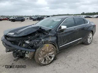 2016 Chevrolet Impala LTZ with VIN 2G1145S3XG9103335, listed as a Copart auction lot 51996345 with 0 mi miles and Salvage Title. Bid and sale history available at carsss.com. Image 1.