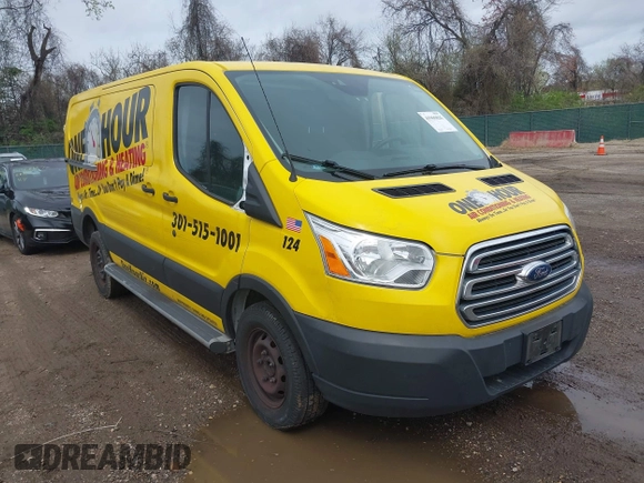 2019 Ford Transit with VIN 1FTYR1YMXKKB51036, listed as a IAAI auction lot 41965825 with 109,357 mi miles. Bid and sale history available at carsss.com. Image 1.