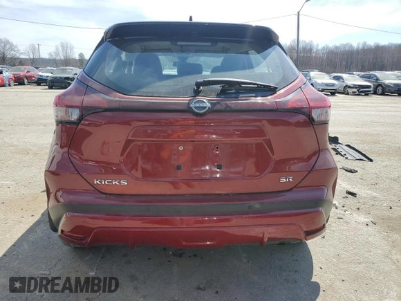 2023 Nissan Kicks SR with VIN 3N1CP5DV9PL532861, listed as a Copart auction lot 48720495 with 127,523 mi miles and Salvage Title. Bid and sale history available at carsss.com. Image 6.