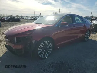 2017 Lincoln MKZ Hybrid Reserve with VIN 3LN6L5MU1HR659854, listed as a Copart auction lot 50583535 with 53,982 mi miles and Salvage Title. Bid and sale history available at DreamBid. Image 1.