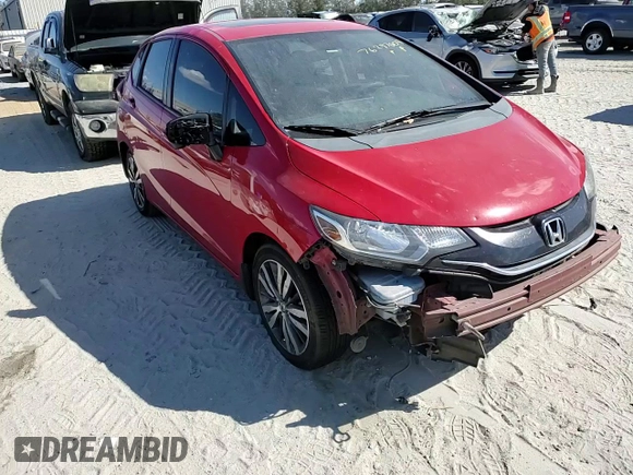 2015 Honda Fit EX-L with VIN 3HGGK5H83FM771673, listed as a Copart auction lot 76297004 with 186,736 mi miles and Salvage Title. Bid and sale history available at DreamBid. Image 10.