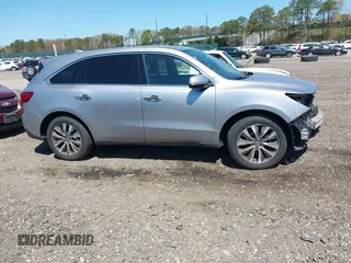 2016 Acura MDX w/Tech with VIN 5FRYD4H41GB053418, listed as a IAAI auction lot 42118766 with 72,700 mi miles. Bid and sale history available at carsss.com. Image 13.