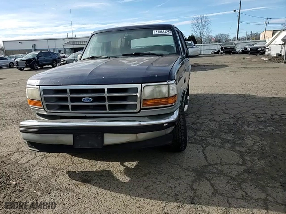 1994 Ford Bronco Custom with VIN 1FMEU15H6RLA30450, listed as a Copart auction lot 87583125 with 268,581 mi miles and Salvage Title. Bid and sale history available at carsss.com. Image 12.
