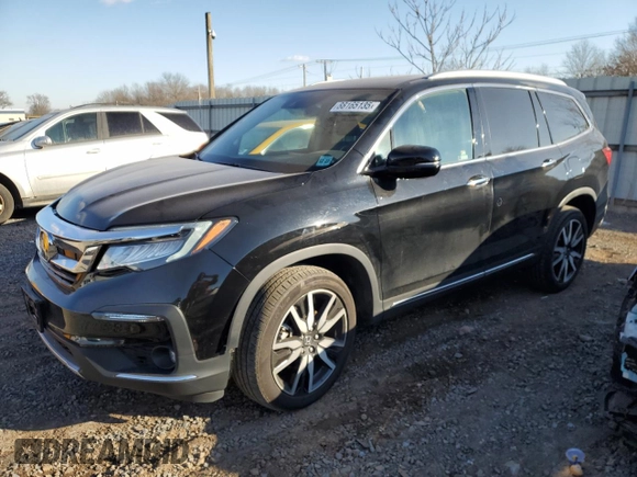 2022 Honda Pilot Touring 7-Passenger with VIN 5FNYF6H60NB091924, listed as a Copart auction lot 88165135 with 92,724 mi miles and Salvage Title. Bid and sale history available at carsss.com. Image 1.