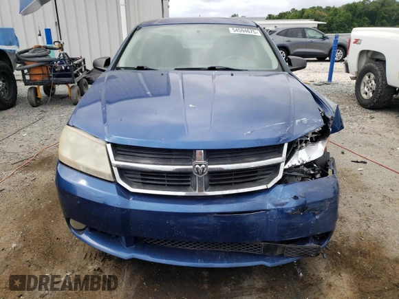 2009 Dodge Avenger SXT with VIN 1B3LC56B59N522814, listed as a Copart auction lot 54594675 with 219,711 mi miles and Salvage Title. Bid and sale history available at carsss.com. Image 5.
