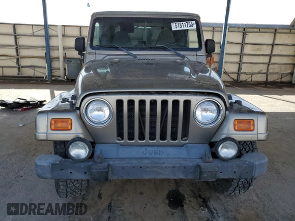 2003 Jeep Wrangler Sahara with VIN 1J4FA59S83P303347, listed as a Copart auction lot 51811755 with 145,640 mi miles and Clean title. Bid and sale history available at DreamBid. Image 5.