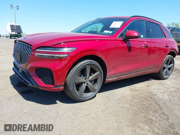 2024 Genesis GV70 2.5T z VIN 5NMMADTB2RH005166, wystawiony jako IAAI lot #42140542 z przebiegiem 16 967 mil mil oraz . Historia ofert i sprzedaży dostępna na DreamBid. Obrazek 2.