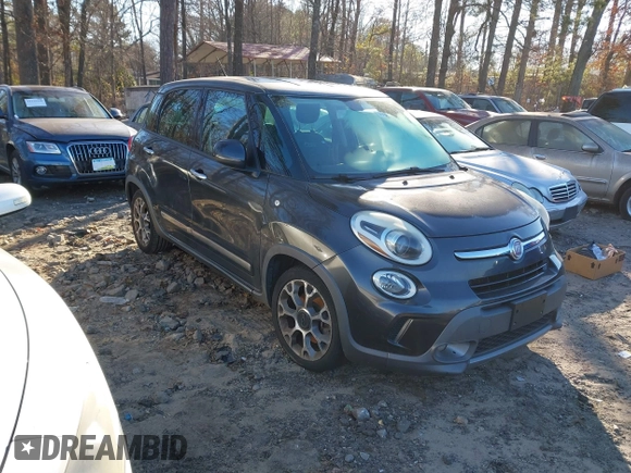 2014 FIAT 500L Trekking with VIN ZFBCFADHXEZ018139, listed as a IAAI auction lot 41224953 with 175,727 mi miles and . Bid and sale history available at DreamBid. Image 1.