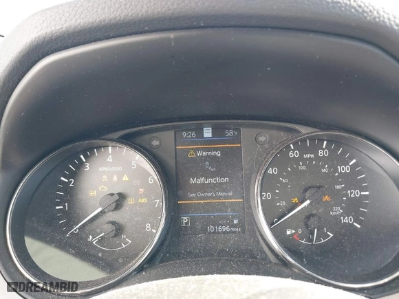 2020 Nissan Rogue Sport S with VIN JN1BJ1CV3LW253403, listed as a IAAI auction lot 41418262 with 1 mi miles. Bid and sale history available at carsss.com. Image 7.