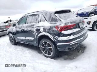 2021 Audi Q3 S line Premium Plus with VIN WA1EECF33M1091365, listed as a Copart auction lot 84910734 with 101,576 mi miles and Salvage Title. Bid and sale history available at carsss.com. Image 2.