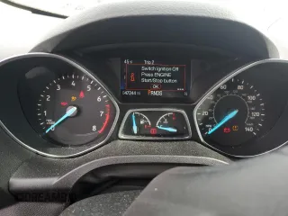 2018 Ford Escape Titanium with VIN 1FMCU0J91JUC57933, listed as a Copart auction lot 53152635 with 47,244 mi miles and Salvage title. Bid and sale history available at DreamBid. Image 9.