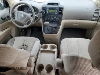 2011 Kia Sedona EX with VIN KNDMH4C74B6374931, listed as a Copart auction lot 46694665 with 219,763 mi miles and Salvage Title. Bid and sale history available at carsss.com. Image 8.