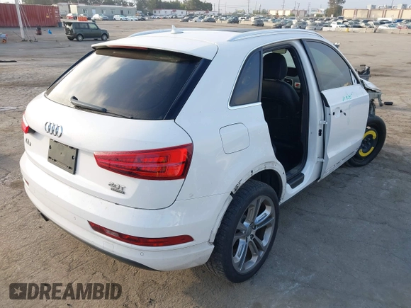 2017 Audi Q3 Premium Plus with VIN WA1JCCFS2HR017731, listed as a IAAI auction lot 42712120 with 89,741 mi miles and . Bid and sale history available at DreamBid. Image 4.