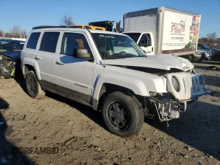 2017 Jeep Patriot 75th Anniversary with VIN 1C4NJRBB7HD107234, listed as a Copart auction lot 42374425 with 77,111 mi miles and Salvage Title. Bid and sale history available at carsss.com. Image 4.