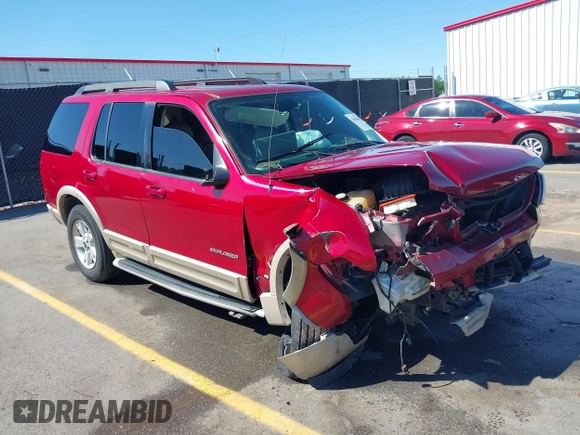 2005 Ford Explorer Eddie Bauer z VIN 1FMDU74W85UB49412, wystawiony jako IAAI lot #42041844 z przebiegiem Nie podano mil oraz . Historia ofert i sprzedaży dostępna na DreamBid. Obrazek 1.