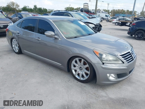 2011 Hyundai Equus Signature with VIN KMHGH4JF7BU040004, listed as a IAAI auction lot 41729796 with 129,950 mi miles and . Bid and sale history available at DreamBid. Image 1.