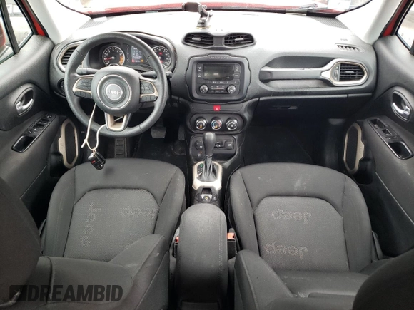 2017 Jeep Renegade Sport with VIN ZACCJBAB9HPG53518, listed as a Copart auction lot 55416835 with 116,123 mi miles and Salvage title. Bid and sale history available at DreamBid. Image 8.