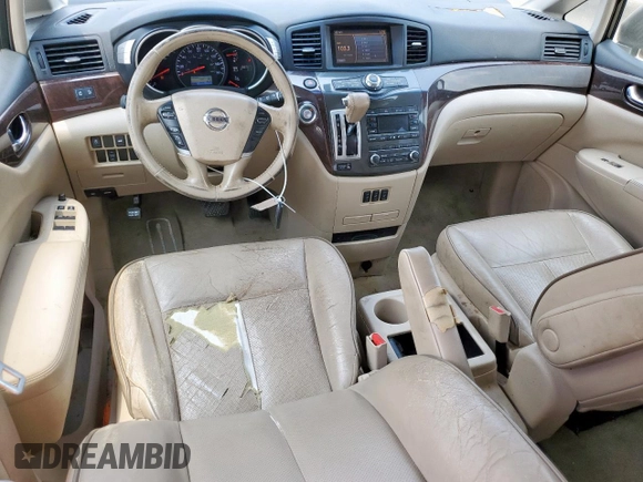 2014 Nissan Quest SV z VIN JN8AE2KP0E9101509, wystawiony jako Copart lot #58003325 z przebiegiem 198 287 mil mil oraz Czysty tytuł • Clean title. Historia ofert i sprzedaży dostępna na DreamBid. Obrazek 8.