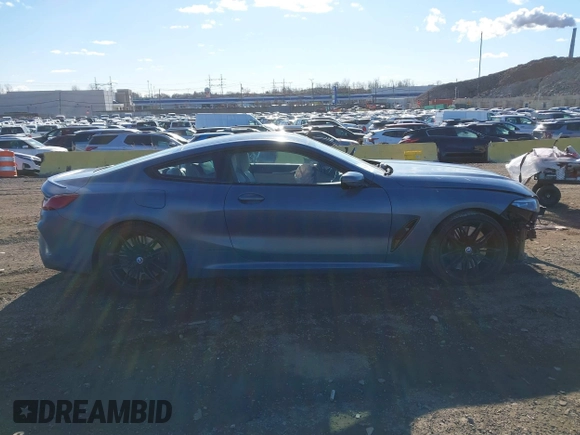 2019 BMW 8 Series M850i xDrive with VIN WBABC4C54KBU96780, listed as a IAAI auction lot 41015686 with 15,451 mi miles and . Bid and sale history available at DreamBid. Image 13.