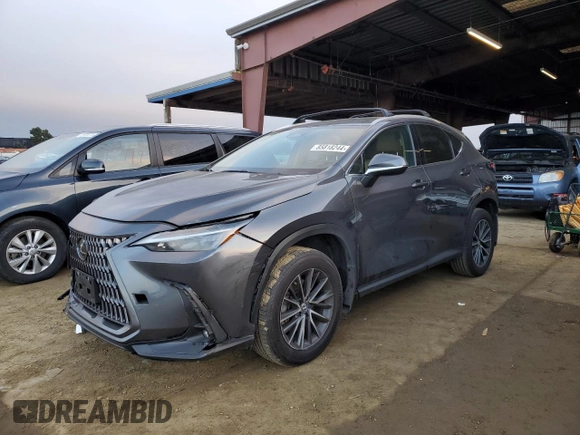 2024 Lexus NX 250 z VIN 2T2ADCAZ8RC008577, wystawiony jako Copart lot #85818244 z przebiegiem 49 324 mil mil oraz Szkoda całkowita • Salvage title. Historia ofert i sprzedaży dostępna na DreamBid. Obrazek 1.