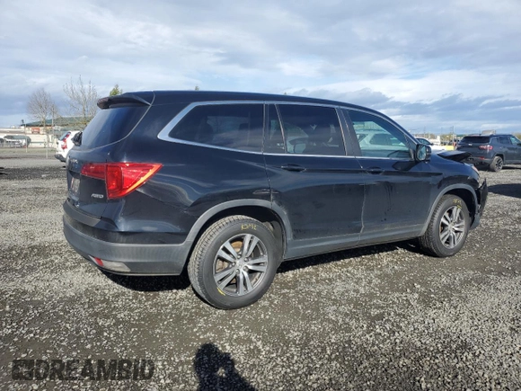 2017 Honda Pilot EX-L with VIN 5FNYF6H50HB083916, listed as a Copart auction lot 50624765 with 145,982 mi miles and Salvage Title. Bid and sale history available at DreamBid. Image 3.
