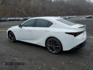 2023 Lexus IS 350 F Sport with VIN JTHGZ1E26P5032063, listed as a Copart auction lot 49692775 with 11,859 mi miles and Salvage title. Bid and sale history available at DreamBid. Image 2.