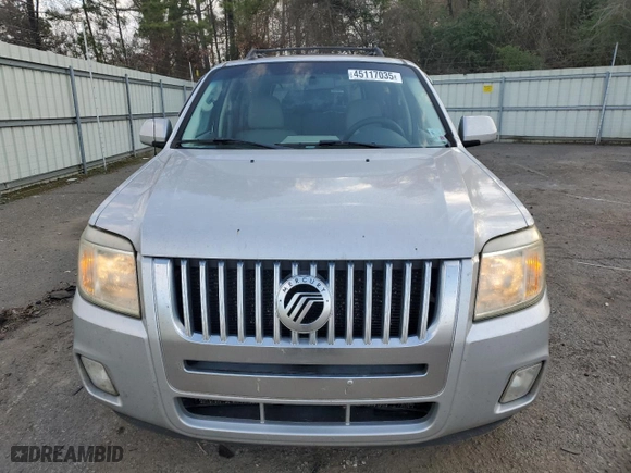2009 Mercury Mariner Premier with VIN 4M2CU87709KJ06169, listed as a Copart auction lot 45117035 with 208,223 mi miles and Salvage Title. Bid and sale history available at carsss.com. Image 5.