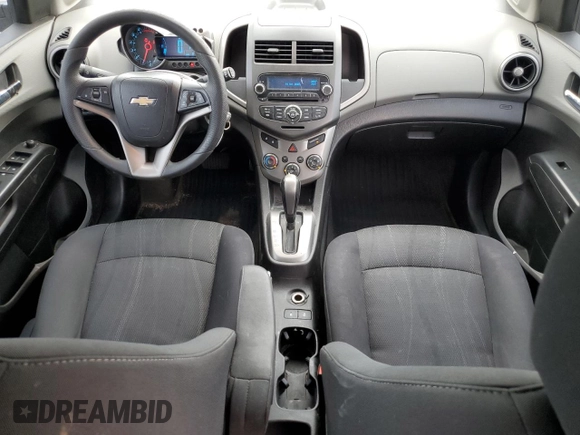 2012 Chevrolet Sonic LT with VIN 1G1JC6SB7C4200604, listed as a Copart auction lot 52843945 with 101,039 mi miles and Salvage Title. Bid and sale history available at carsss.com. Image 8.