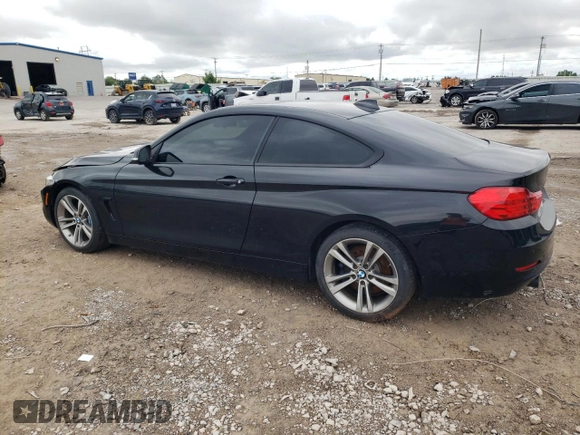 2015 BMW 4 Series 435i with VIN WBA3R1C56FK194429, listed as a Copart auction lot 58838255 with 91,823 mi miles and Salvage title. Bid and sale history available at DreamBid. Image 2.