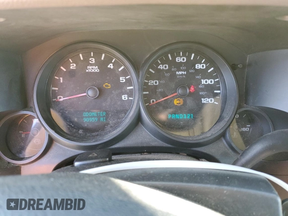 2007 Chevrolet Silverado 1500 LT w/1LT with VIN 1GCEC19027Z621364, listed as a Copart auction lot 47934805 with 90,959 mi miles and Salvage Title. Bid and sale history available at carsss.com. Image 9.