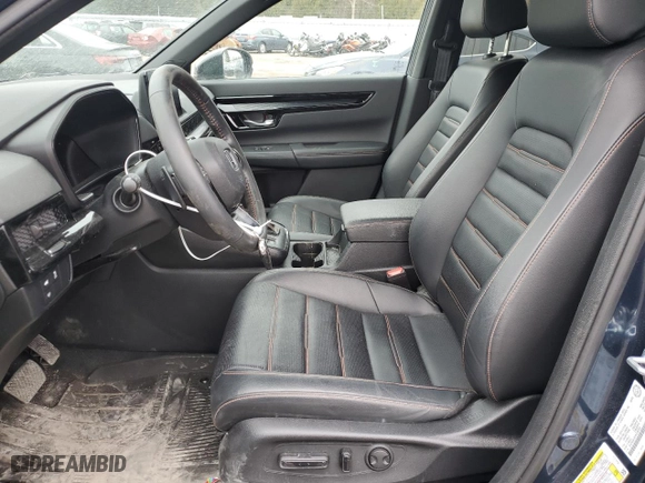 2024 Honda CR-V Hybrid Sport Touring with VIN 2HKRS6H91RH205303, listed as a Copart auction lot 48812695 with 56,986 mi miles and Salvage Title. Bid and sale history available at carsss.com. Image 7.