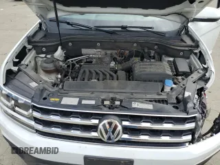 2019 Volkswagen Atlas SE with VIN 1V2WR2CA1KC603605, listed as a Copart auction lot 54623385 with 72,366 mi miles and Salvage title. Bid and sale history available at DreamBid. Image 11.